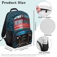thumbnail image 7 of Aplkyhs Train Pack School Backpack for Kids Age 6-18 Ergonomic Padded Adjustable Straps Large Capacity Water Resistant Bookbag for K-12 Students Daily School Travel, 7 of 7