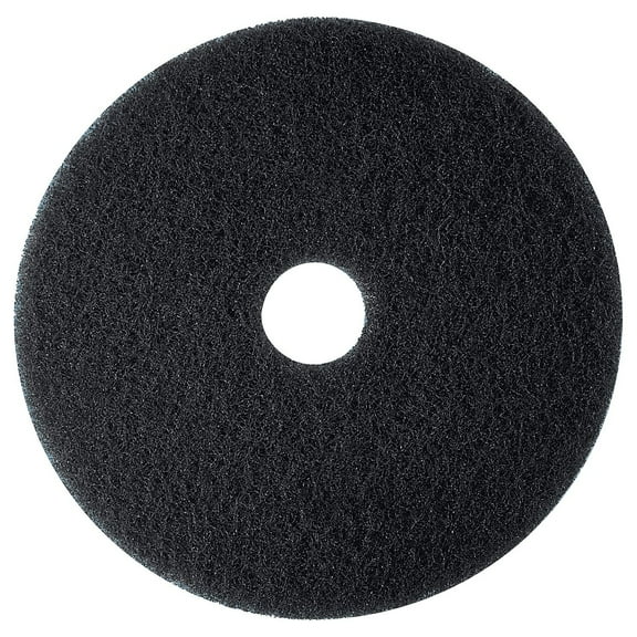 MyOfficeInnovations High Productivity 17 Stripper Floor Pad Black 5/Carton MYO655459