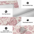 thumbnail image 6 of Outdoor Rug 3x5 ft Pink Pastoral Flowers Outdoor Large Area Rug Non Slip Rubber Farmhouse Floral Front Door Mat RV Rug Camping Carpet Patio Outdoor Rugs for Backyard Balcony Deck Porch Indoor, 6 of 9