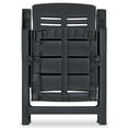 thumbnail image 6 of vidaXL Reclining Patio Chairs Outdoor Stack Dining Chair with Armrest Plastic, 6 of 7