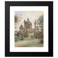 thumbnail image 2 of Carl Wenzel Zajicek 12x14 Black Modern Framed Museum Art Print Titled - Wien Karlskirche, 2 of 5