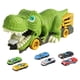 thumbnail image 2 of Camión devorador de dinosaurios para niños, camión de almacenamiento, dinosaurio novedoso 6 coches pequeños, 2 of 9