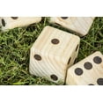 thumbnail image 4 of Triumph Big Roller Six Large Wooden Lawn Dice Set for Outdoor Use with Included Dry-Erase Scorecards, Markers, and Carry Bag, 4 of 15