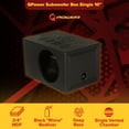 thumbnail image 3 of QPower QBOMB10VL Single 10" Vented Ported Car Subwoofer Box Enclosure QBOMB, 3 of 3