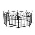 thumbnail image 5 of Outdoor Metal Dog Playpen, Powder Coated Anti-Rust Pet Fence, DIY Foldable Dog Exercise Pen with Lockable Door for Yard Garden Indoor, Suitable for Dogs Cats Rabbits, 5 of 15