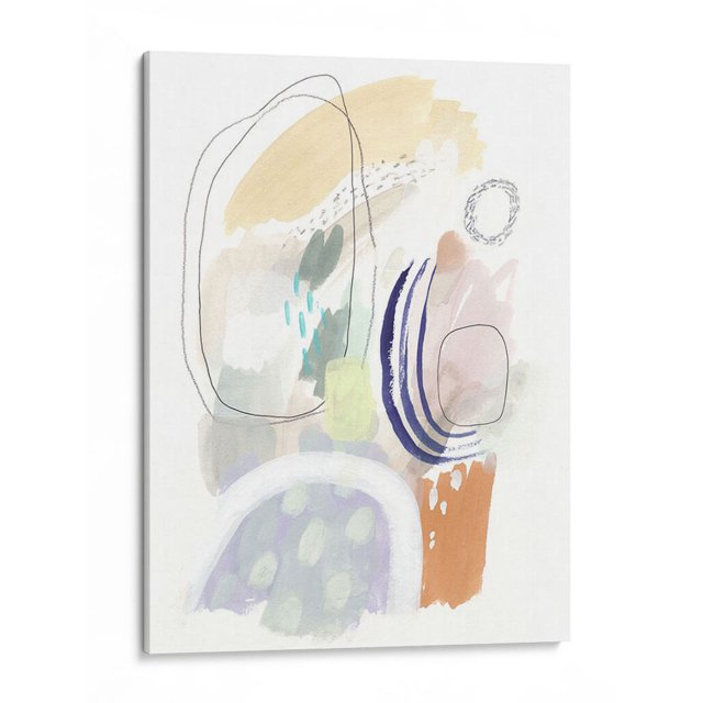 Cuadro decorativo - Doble Holandés Iv, Victoria Borges 30x40 Canvas Lab Abstracto, Contemporáneo