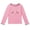 Pink, variant on GYRATEDREAM Girls Lettuce Trim Basic Cute Cat Print Tee Shirts Casual Blouse Tops for 1-8T