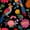 Color 1, variant on Mexican Peel and Stick Wallpaper Colorful Vibrant Floral Dark Wall Mural 23.6in x 9.8ft Self Adhesive Removable Wall Paper Renter Friendly Wallpaper for Nursery Bedroom Cabinets