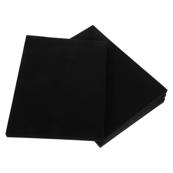 Raindrops 4Pcs Black Foam Blocks for Electronics Packaging Filler 15.92X11.99X0.98in