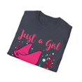thumbnail image 5 of Girls love Ocean Animals Novelty Fish Lovers Unisex Softstyle T-Shirt, 5 of 6