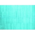 thumbnail image 1 of Ahgly Company Indoor Rectangle Abstract Turquoise Blue Contemporary Area Rugs, 4' x 6', 1 of 4