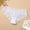 White, variant on Panties for Women Clearance Seamless Mid Waist Sexy Breathable Comfortable Hollow Out Underwear L