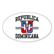 CafePress - Republica Dominicana Oval Sticker - Sticker (Oval)