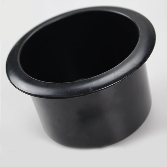 KONTONTY Black Plastic Cup Holder Insert for Sofa Recliner - Secure Beverage Holder for Drinks and Cups