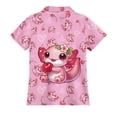 thumbnail image 3 of JAJAHO Girls Polo Shirts Short Sleeve Regular Fit Summer Cute Graphic Shirts For Kids 3-14Y Stylish Tops, 3 of 3