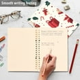 thumbnail image 4 of FORMRS 1-Subject Spiral Notebook 8" x 5" College Ruled 60 Refillable Sheet A5 Hard Cover, 2 Pack, Red Christmas Box Pattern, 4 of 7