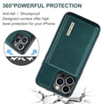 thumbnail image 5 of Detachable Back Cover For iPhone 15 Pro Max 15Plus 15Pro 14ProMax 14Pro 14Plus 13ProMax 13 13Pro 12ProMax 12 12Pro 11 Pro Max  Wallet Case with Card Holder Magnetic For iPhone 15 Leather Phone Cases, 5 of 9