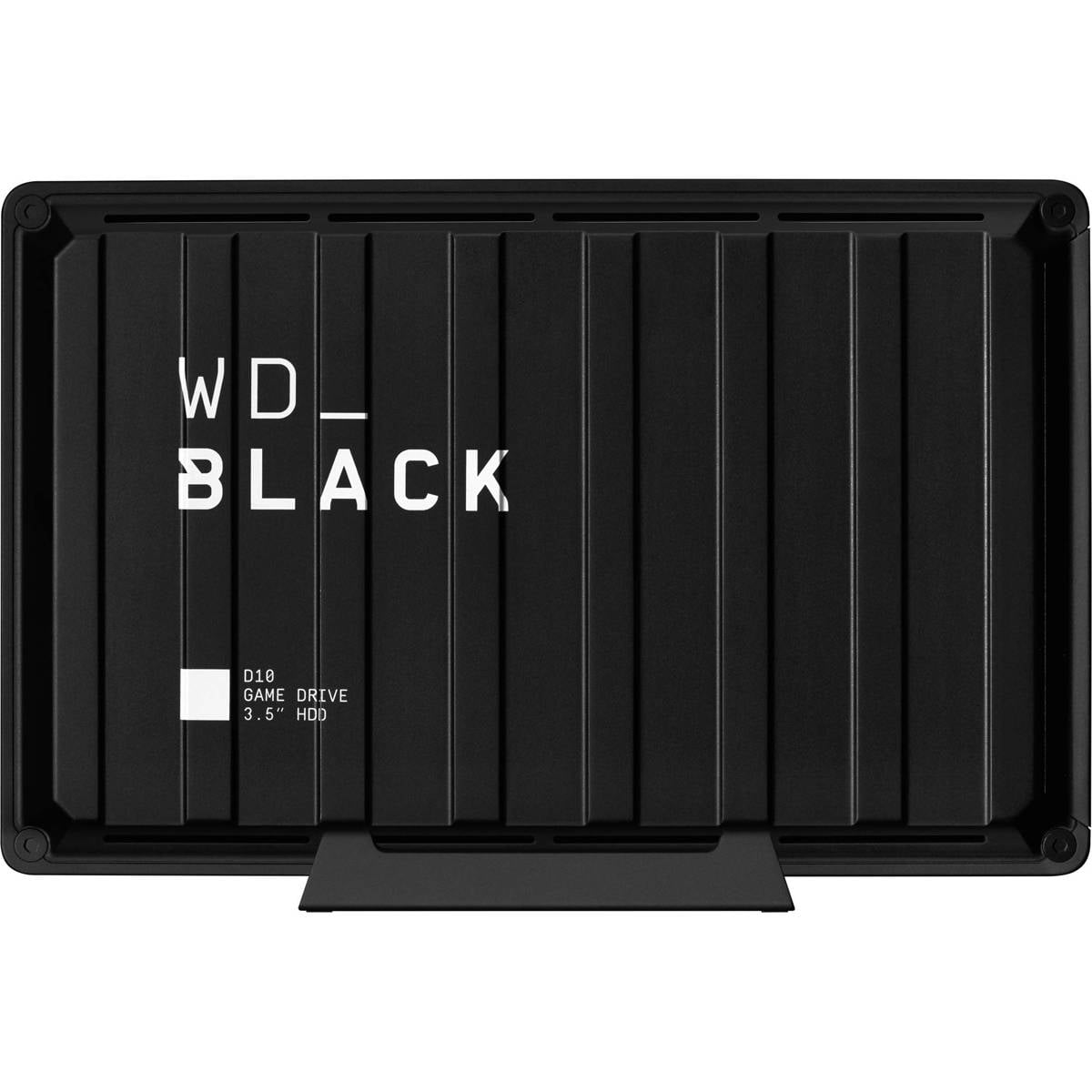WD_BLACK 8TB D10 Game Drive USB 3.2 Gen 1, 3.5" Portable External Hard Drive HDD, 7200 RPM, Compatible with Playstation, Xbox, PC, & Mac - WDBA3P0080HBK-NESN
