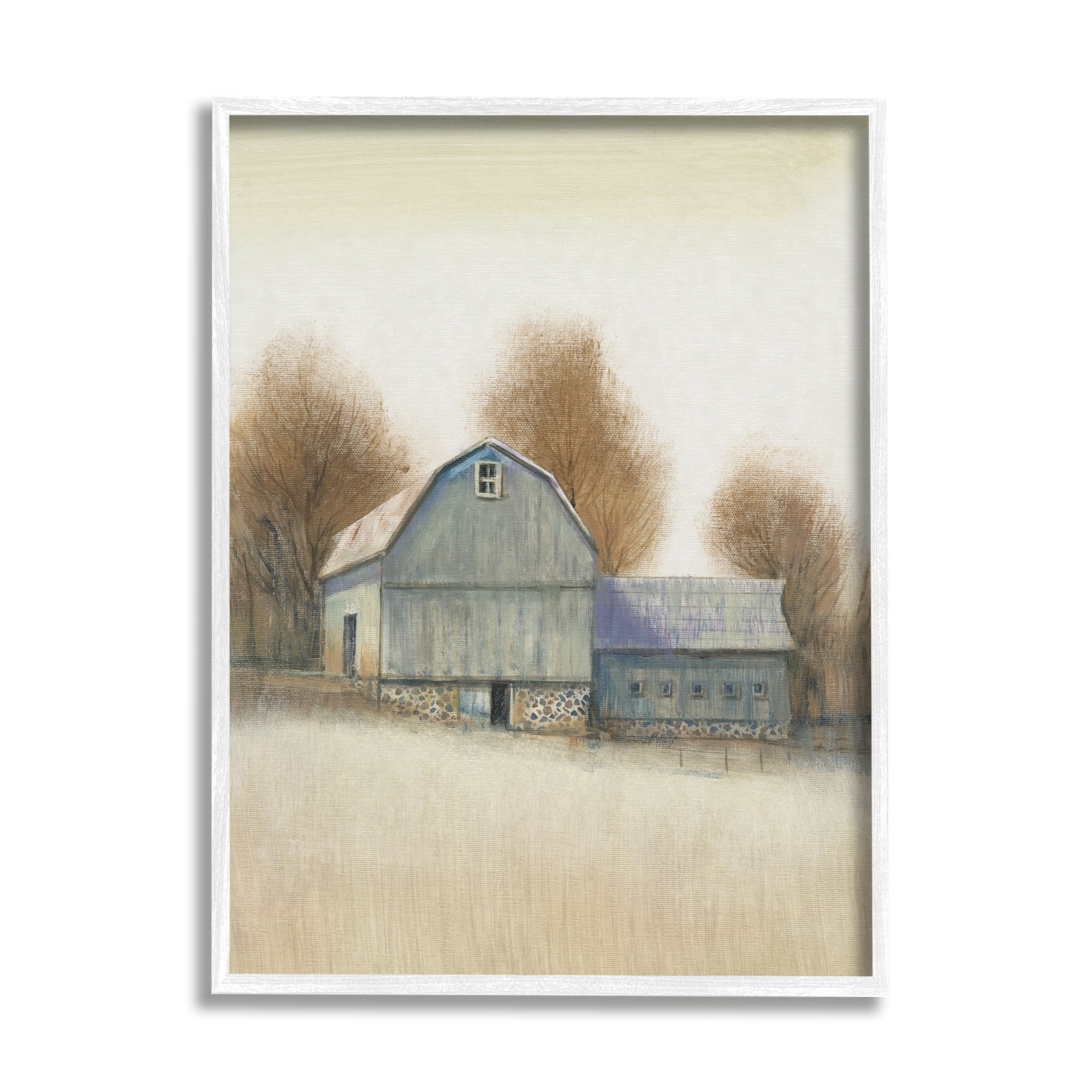 Stupell Industries Vintage Farm Barn Stable Neutral Autumn Tones, 24 x 30,Design by Tim O'Toole