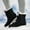 Black, variant on POROPL Winter Snow Boots for Women Mid Calf Winter Fleece Non Slipskiing Outdoor Shoes,Womens Boots Size 5.5