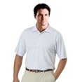 thumbnail image 1 of Monterey Club Men's Tournament Stripe Texture Golf Polo Shirt #1078, 1 of 2