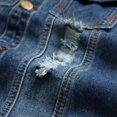 thumbnail image 2 of LZLER Mens Denim Vest Sleeveless Fashion Ripped Retro Jean Vest Jacket, 2 of 5