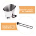 thumbnail image 3 of SHINYPASING 1Pcs Kitchen Wares Grater For Cooking With Stainless Steel Rotary Blades Silver, 3 of 8