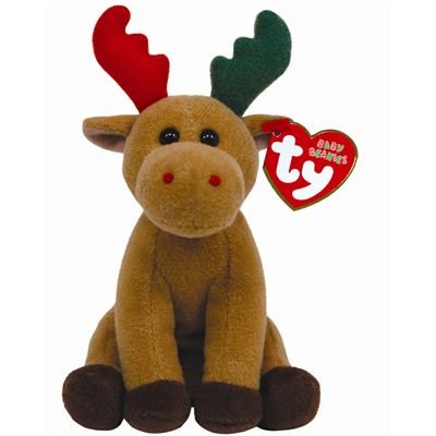 Cp Ty Baby Beanies Herald The Brown Moose Plush Stuffed Animal 4 5 Toy Walmart Com Walmart Com