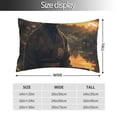 thumbnail image 2 of Fotbe Sunset Meditating Doberman Funda de Almohada Decorativa Estilo Occidental, Lujo en Algodón, Fundas para Almohadas King, Cojín Estampado para Decoración del Hogar-20"x30", 2 of 6