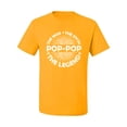 thumbnail image 2 of Wild Bobby, Pop-Pop Man Myth Legend Funny Dad Uncle Papa Granpa Dad Gift, Father's Day, Men Graphic Tee, Gold, 4X-Large, 2 of 4