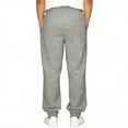 thumbnail image 7 of Boys Sweatpants Open Bottom Athletic Baggy Straight Leg Pants Casual Drawstring Waist Joggers with Pockets Grey Size 11-12 Years, 7 of 7