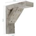 thumbnail image 3 of Ekena Millwork 3 1/2"W x 14"D x 18"H Vintage Farmhouse Bracket, Barnwood Decor Collection, Restoration Green, 3 of 10