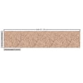 thumbnail image 2 of Coneflower Fabric by the Yard, Outline Drawings of Flower Silhouettes Repeated in Earthy Colors, Decorative Upholstery Fabric for Sofas and Home Accents, 5 Yards, Dark Rosewood and Tan by Ambesonne, 2 of 4