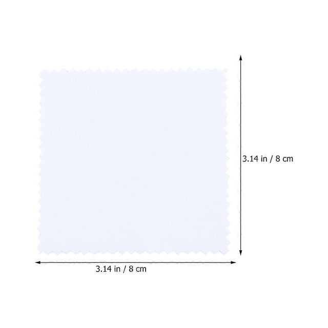 Jewelry Cleaning Cloth 50Pcs White Scratch Remover for Jewelry Cleaning