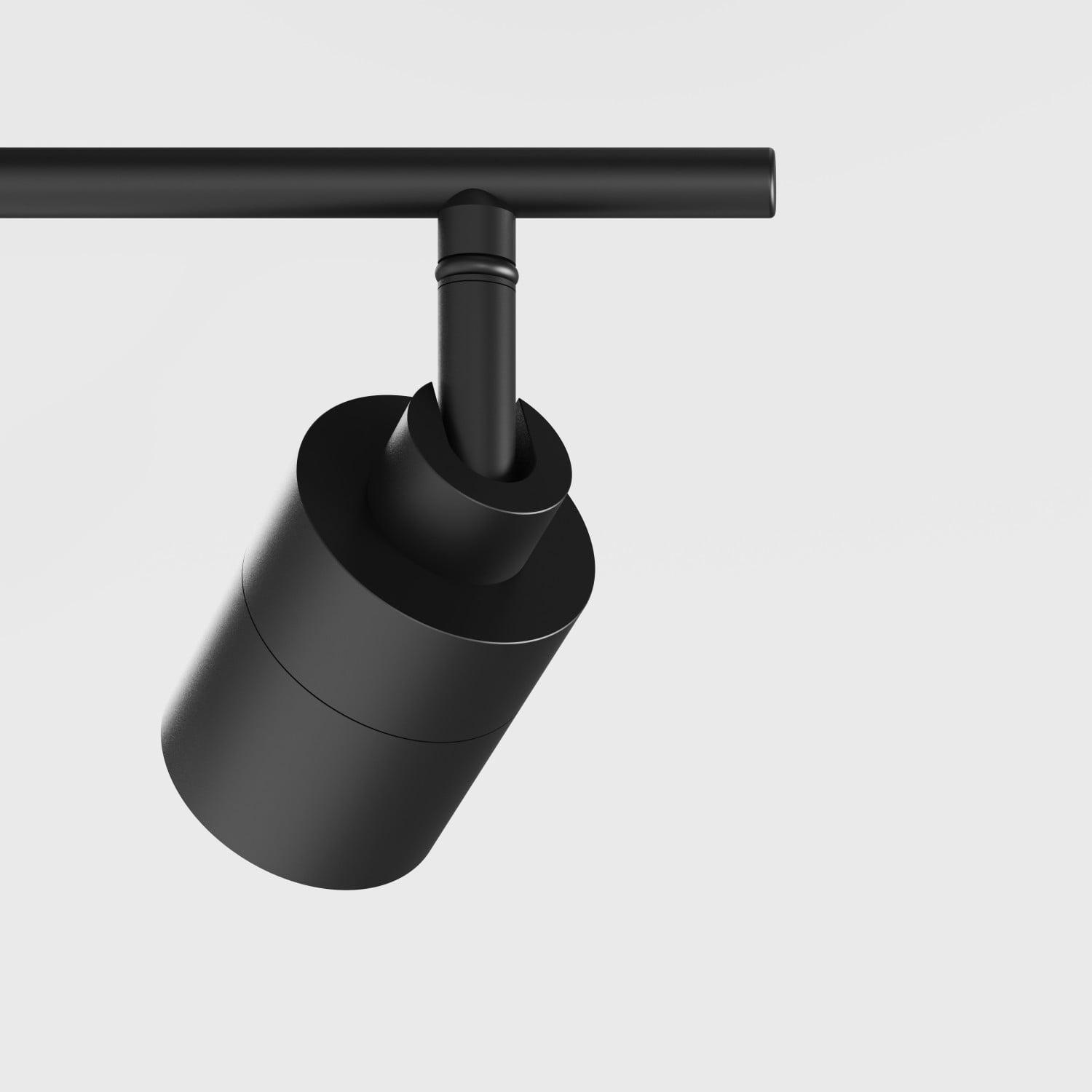 Shura Black 5-Light Track Light with Rotatable Heads, Integrated LED Bulbs, 3000K, 4 ft.
