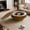 Brown, variant on YWEN 39.37'' Round Coffee Table with Storage, Solid Wood Veneered Modern Drum Coffee Table Accent Tea Table for Living Room, Bedroom, Apartment or Office