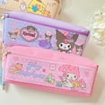 thumbnail image 2 of Sanrio-estuche de lápices Kawaii, bolsa de almacenamiento Kuromi, caja de papelería para estudiantes, suministros escolares de dibujos animados para niños y niñas Fivean unisex, 2 of 2
