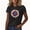 Black, variant on Women's Airplane Graphic Tee Crew Neck Short Sleeve Regular Fit Casual Lightweight Summer Top