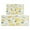 Lemon Juice, variant on Lemon Leaves Rugs and Mats Non Skid Washable Absorbent Microfiber Soft Kitchen Mat for Floor Set Of 2 Decor Stain Resistant 17"x47"+17"x30"