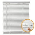 thumbnail image 2 of Biltek Cordless Window Blinds 1" Slat PVC Vinyl Venetian Horizontal Privacy Shade Sunray Protection White - 44" W x 64" H, 2 of 7