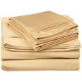 thumbnail image 1 of Egyptian Cotton 650 Thread Count Solid Sheet Set  California King-Gold, 1 of 5