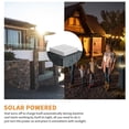 thumbnail image 2 of Luz De Tapa De Poste Solar Faro De Columna Exterior Luz De Paisaje Con Ip68 A Prueba De Agua 3000K + 6000K Hojas Adhesivas Doble Color Luz Decorativa Para Cerca Balcón Cubierta De Pared Eigraketly HA015148-00, 2 of 6