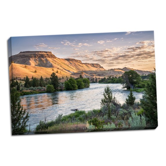 Gango Home Decor Contemporary Mutton Mountains by Stan Hellmann (Ready to Hang); One 24x16in Hand-Stretched Canvas
