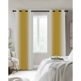 thumbnail image 3 of Fsddascl Yellow Ombre Blackout Curtains for Bedroom/Living Room, Thermal Insulated Kitchen Curtains, Farmhouse Modern Abstract Art Grommet Darkening Window Treatment Drapes 52"x63"x2, 3 of 8