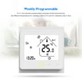 thumbnail image 4 of Leyfeng Tuya ZigBee3.0 Smart Thermostat 5A Weekly Programmable Temperature Controller APP Control Voice Control Compatible with Alexa/ Google Home for Water Floor Heating for Home Offices Villas, 4 of 6
