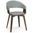 thumbnail image 5 of Simpli Home Lowell Bentwood Dining Chair with Light Wood in Acid Green Linen Look Fabric, 5 of 14