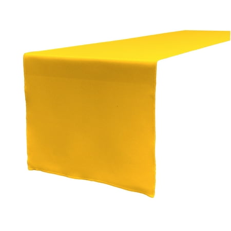 

LA Linen Polyester Poplin Table Runner 14 by 108-Inch Yellow Dark