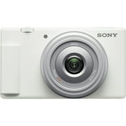 Sony ZV-1F LCD Display 4x Digital Zoom 20.1 MP Shoot Digital Camera with Cleaning Kit, White