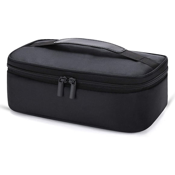Jinsinto Men's Ladies Small Lunch Bag Insulated Lunch Box Lunch Box Insulated Lunch Box Adult Lunch Bucket Small Food Container Portable Cooler Bag Reusable Snack Bag Black