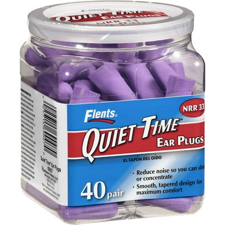 Flents Noise Canceling Foam Earplugs, NRR 33, 40 Ct.